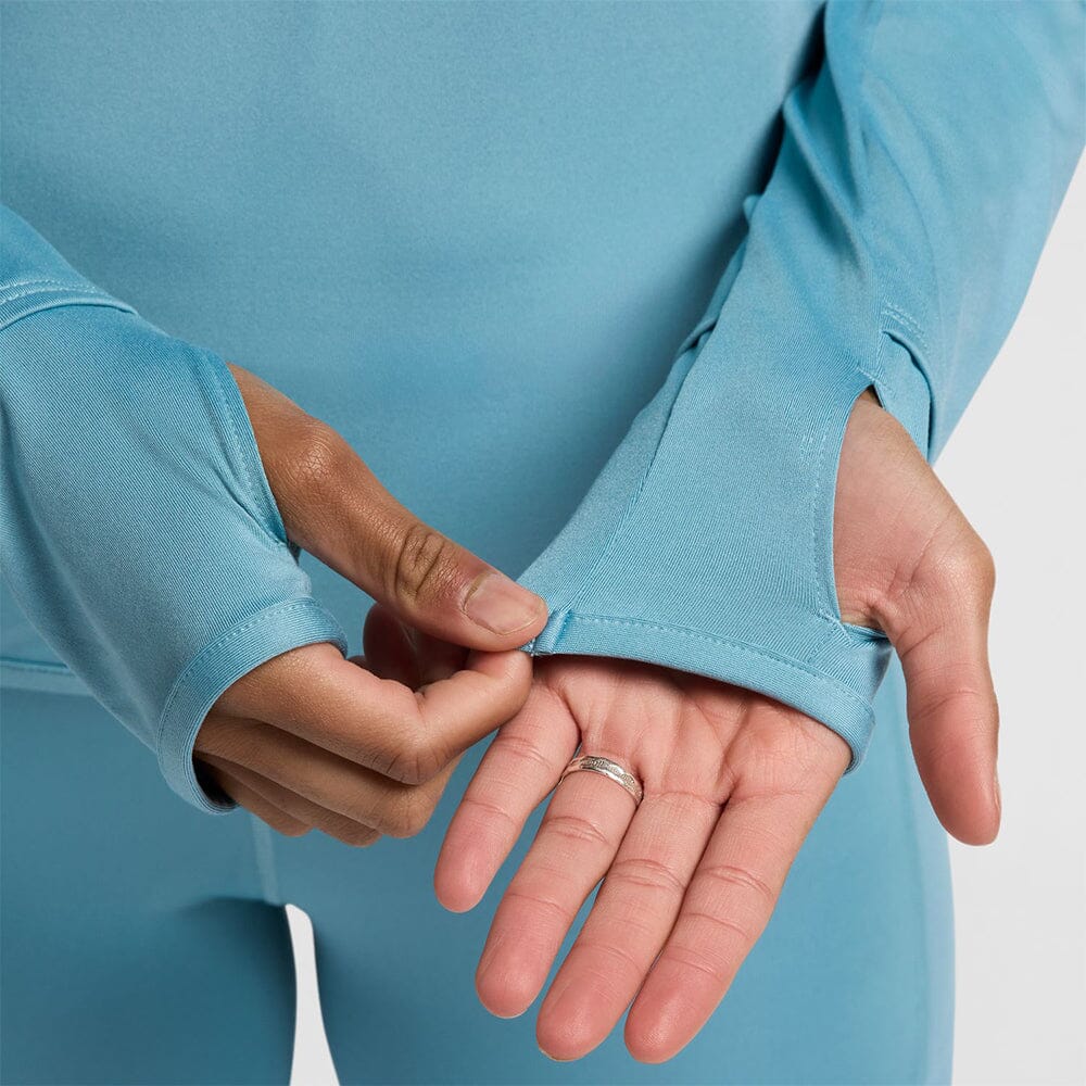 Nike Women's Dri-FIT Swift Element UV - BlackToe Running#colour_denim-turq