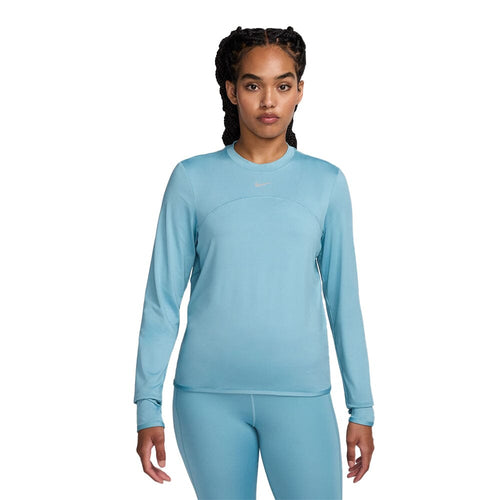 Nike Women's Dri-FIT Swift Element UV - BlackToe Running#colour_denim-turq