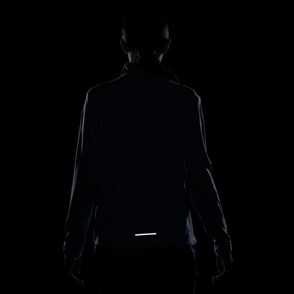 Nike Women's Dri-FIT Swift Element UV Half-ZIp - BlackToe Running#colour_light-armory-blue