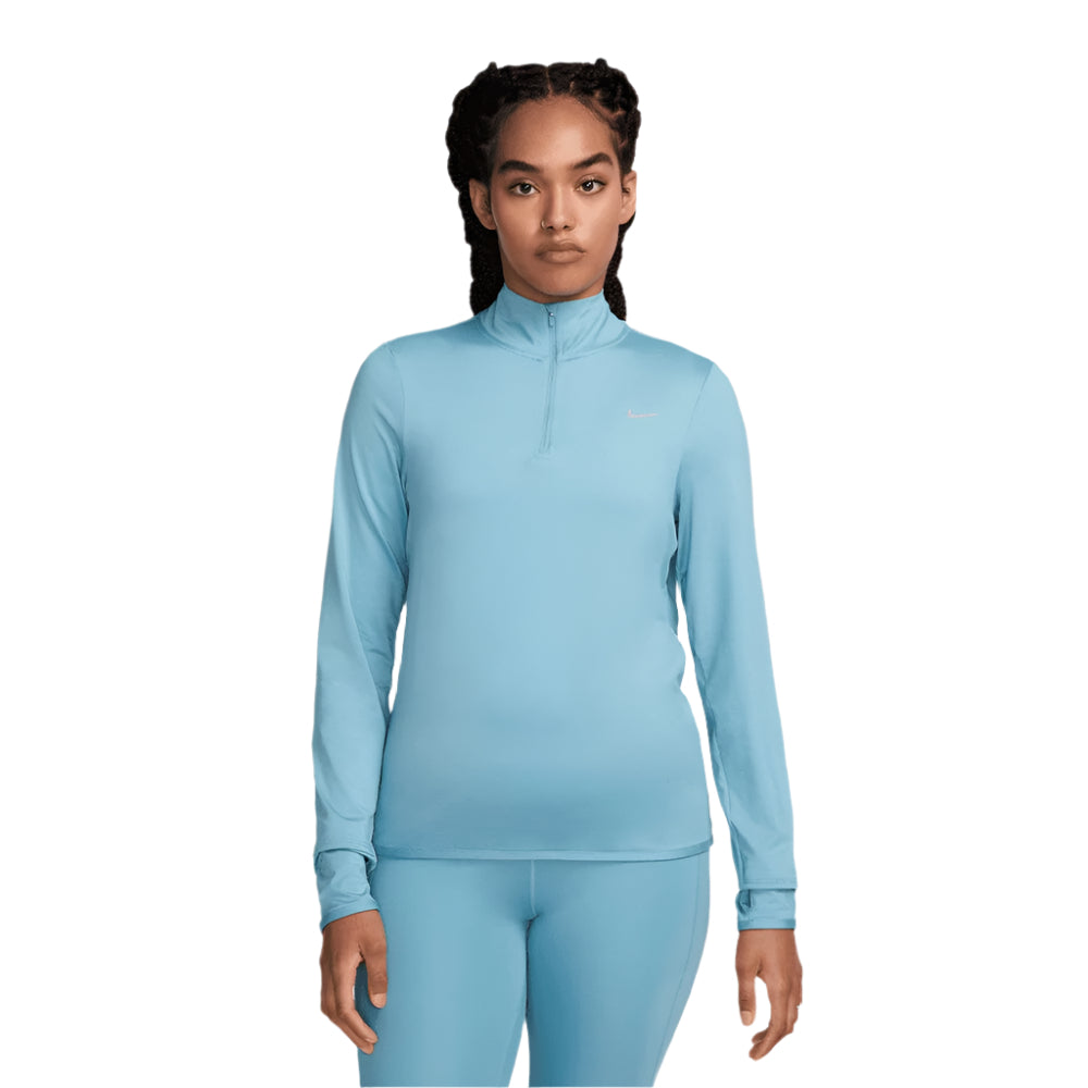 Nike Women's Dri-FIT Swift Element UV Half-Zip - BlackToe Running