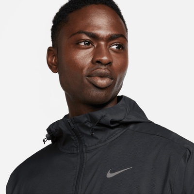 Nike Men's Windrunner Repel Jacket - BlackToe Running#colour_black