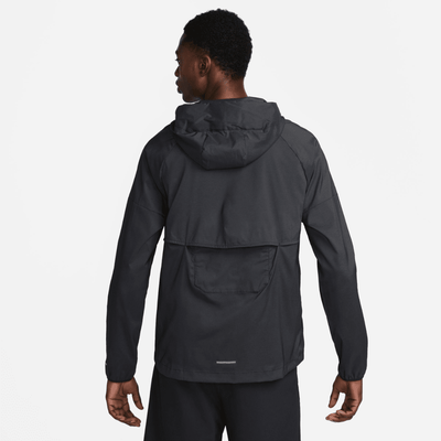 Nike Men's Windrunner Repel Jacket - BlackToe Running#colour_black