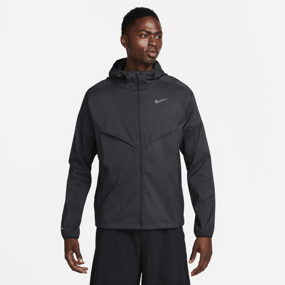 Nike Men's Windrunner Repel Jacket - BlackToe Running#colour_black