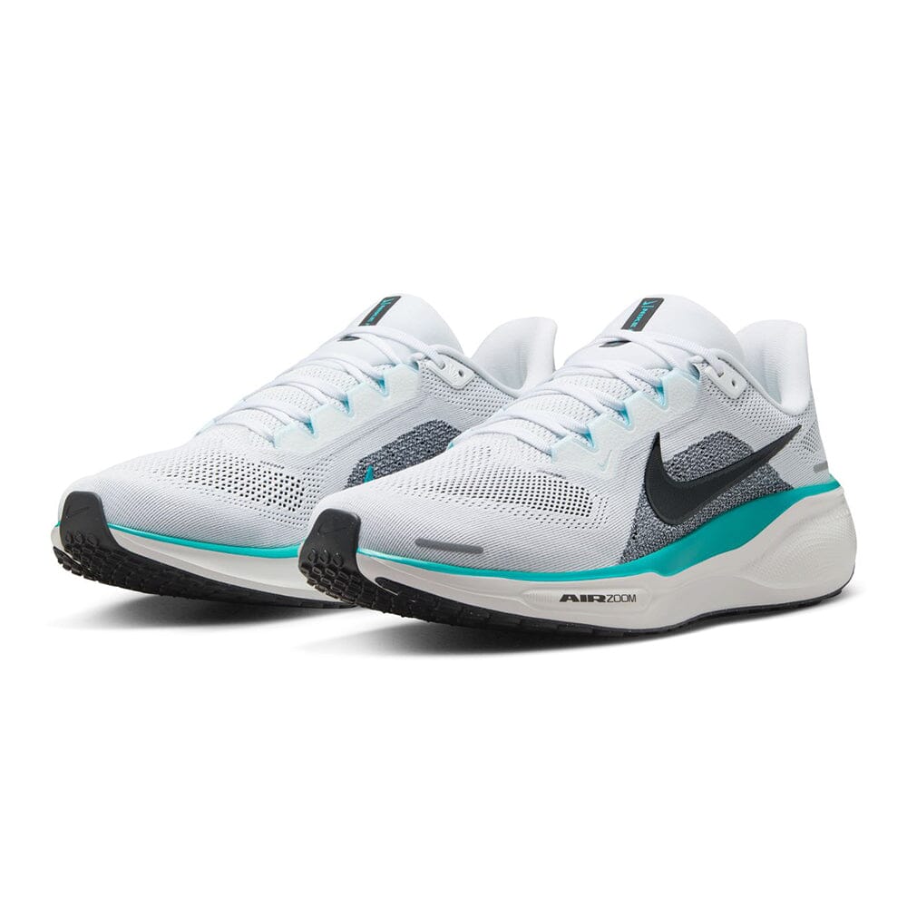 Nike Men's Pegasus 41 - BlackToe Running#colour_white-black-dusty-cactus-glacier-blue