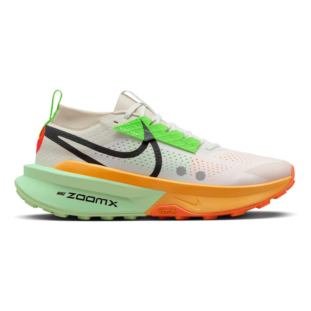 Nike Men's Zegama Trail 2 Trail Running Shoes - BlackToe Running#colour_summit-white-black-laser-orange