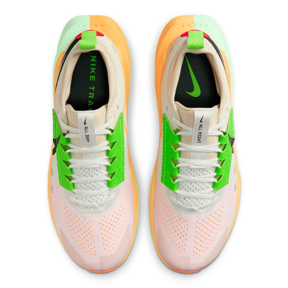 Nike Men's Zegama Trail 2 Trail Running Shoes - BlackToe Running#colour_summit-white-black-laser-orange