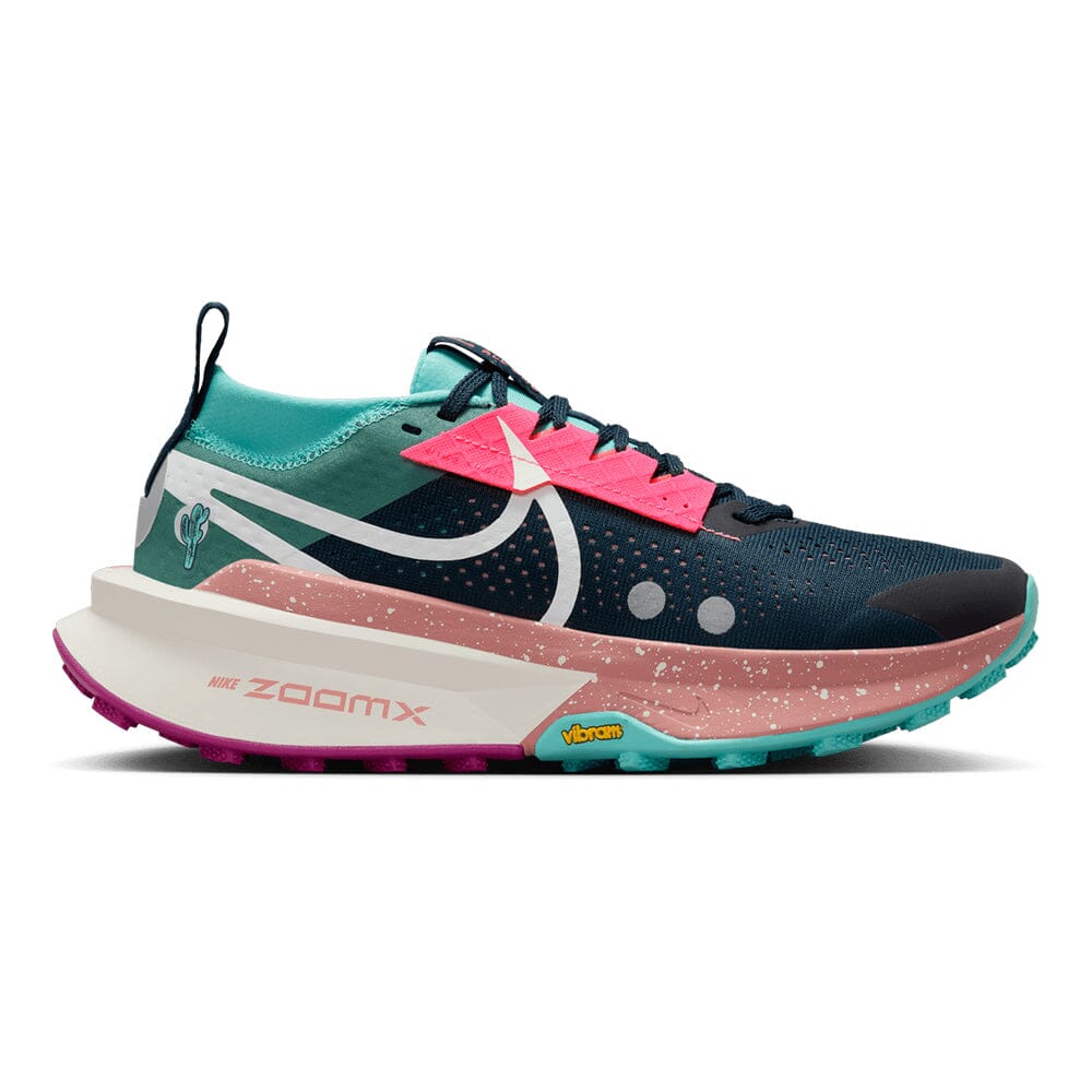 Nike Women's Zegama Trail 2 Trail Running Shoes - BlackToe Running#colour_armory-navy-sail-green-frost-vivid-grape