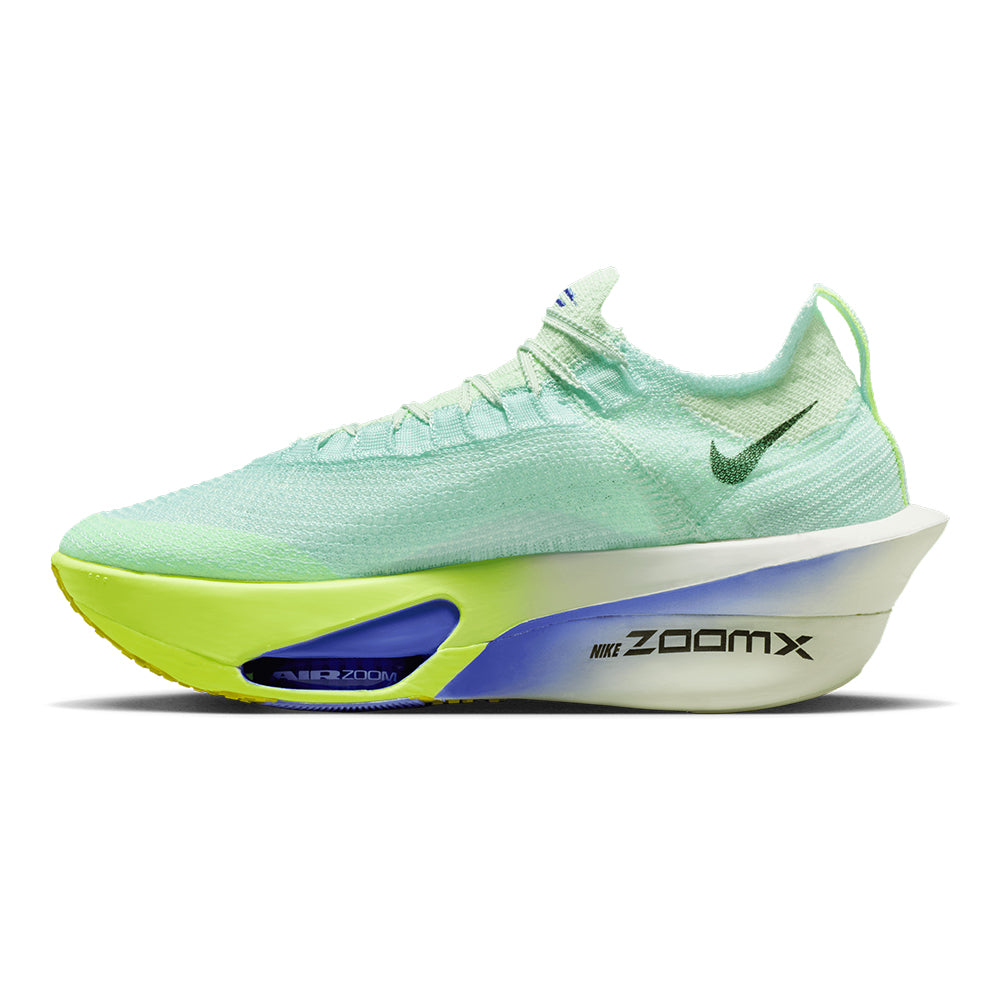 Nike Men's Alphafly 3 - BlackToe Running#colour_barely-green-black-spruce-volt-tint