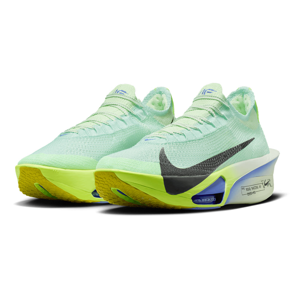 Nike Men's Alphafly 3 - BlackToe Running#colour_barely-green-black-spruce-volt-tint