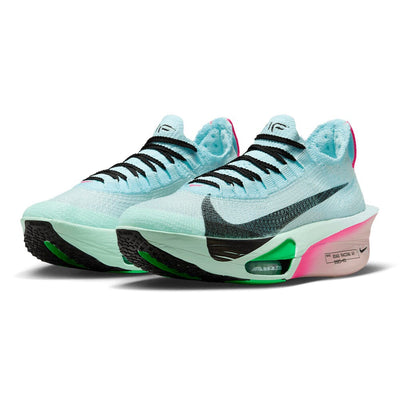Nike Men's Alphafly 3 - BlackToe Running#colour_glacier-blue-mint-foam-green-shock