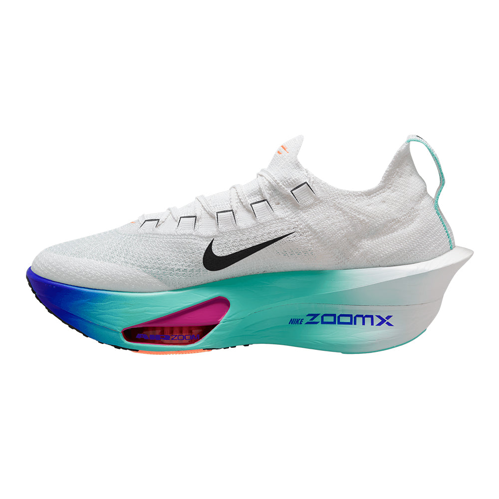 Nike Women's Alphafly 3 - BlackToe Running#colour_white-hyper-turq