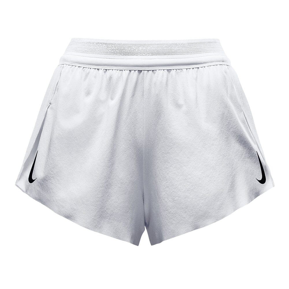 Nike Women's AeroSwift Dri-FIT ADV Mid-Rise Brief-Lined Running Shorts - BlackToe Running#colour_white