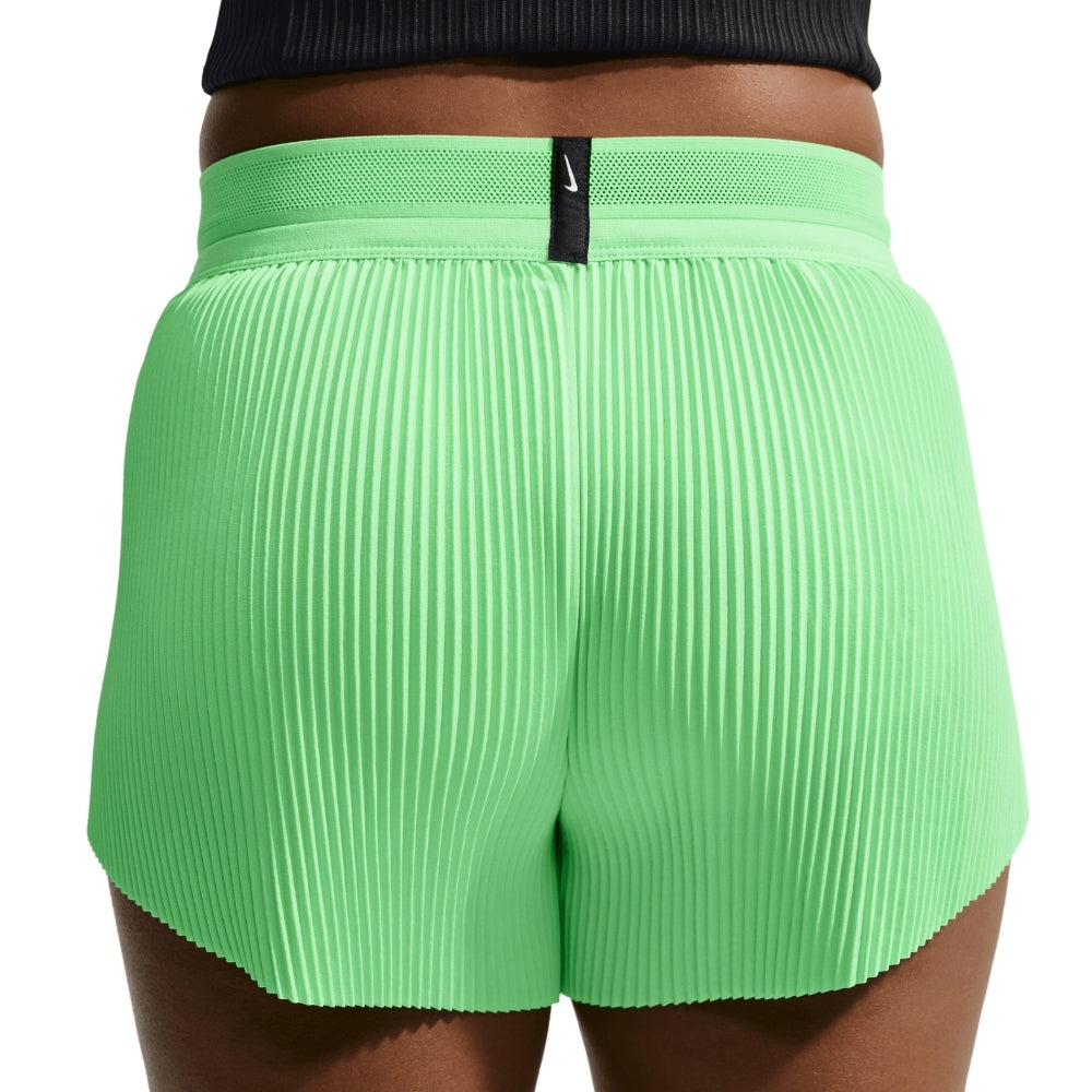 Nike Women's AeroSwift Dri-FIT ADV Mid-Rise Brief-Lined Running Shorts - BlackToe Running