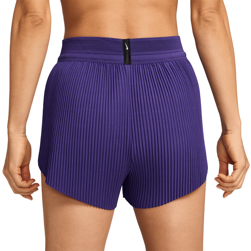 Nike Women's AeroSwift Dri-FIT ADV Mid-Rise Brief-Lined Running Shorts - BlackToe Running