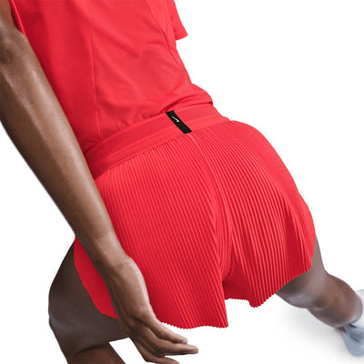 Nike Women's AeroSwift Dri-FIT ADV Mid-Rise Brief-Lined Running Shorts - BlackToe Running#colour_crimson