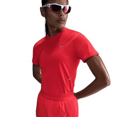 Nike Women's AeroSwift Dri-FIT ADV Mid-Rise Brief-Lined Running Shorts - BlackToe Running#colour_crimson