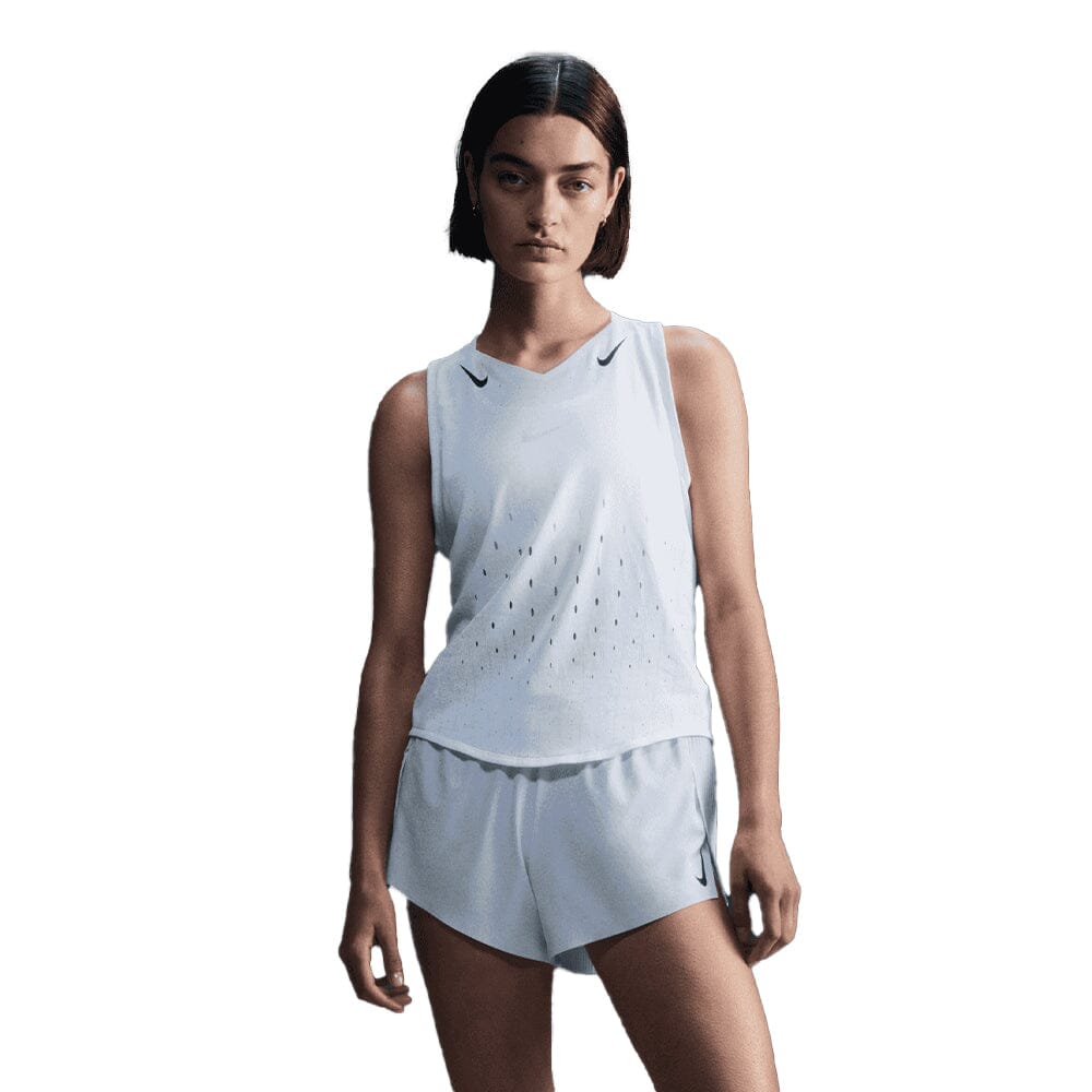 Nike Women's AeroSwift Dri-FIT ADV Running Singlet - BlackToe Running#colour_white