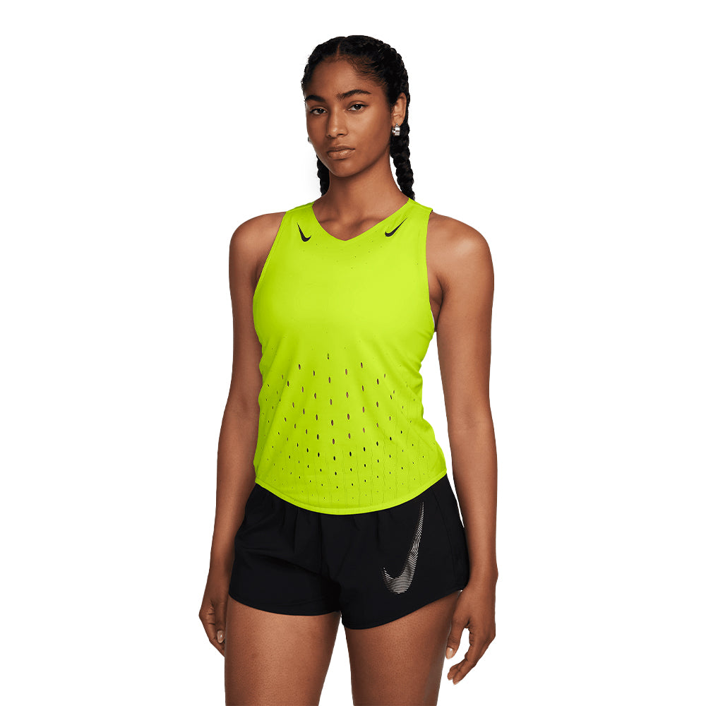 Nike Women's AeroSwift Dri-FIT ADV Running Singlet - BlackToe Running