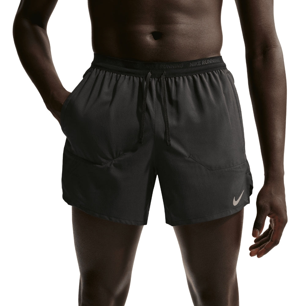 Nike Men's Stride Dri-FIT 5" 2-in-1 Running Shorts- BlackToe Running#colour_black