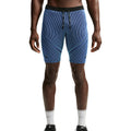Nike Men's AeroSwift Dri-FIT ADV Running 1/2-Length Tights - Blacktoe Running#colour_baltic-blue-black-old-royal