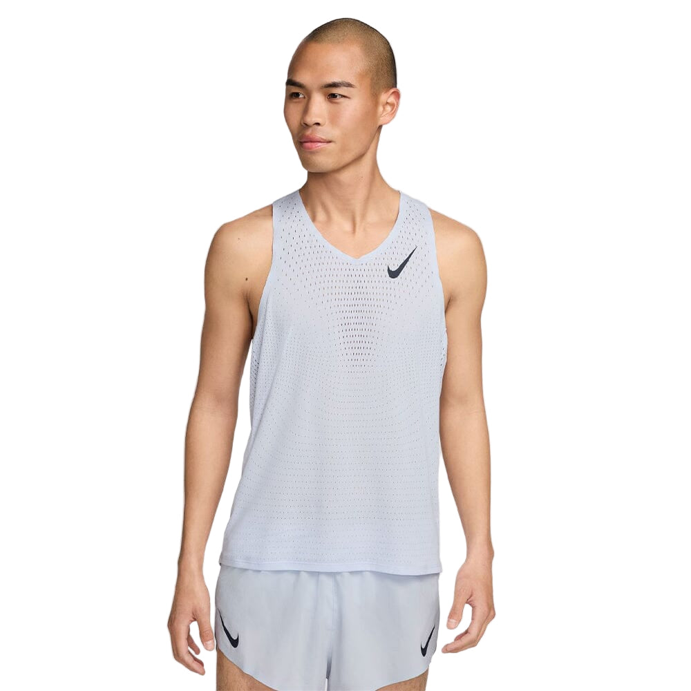 Nike Men's AeroSwift Dri-FIT ADV Running Singlet - BlackToe Running#colour_grey
