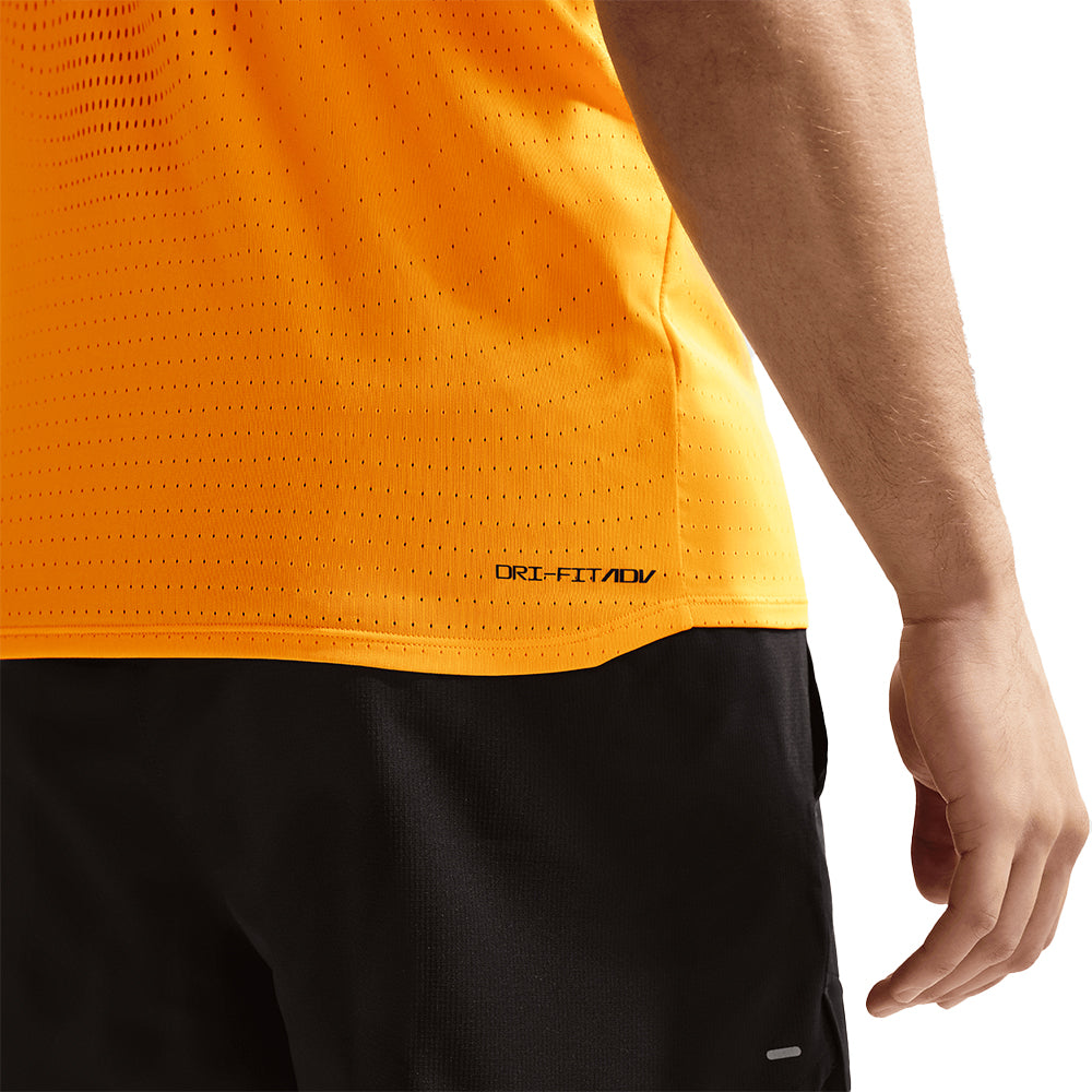 Nike Men's AeroSwift Dri-FIT ADV Running Singlet - BlackToe Running#colour_laser-orange