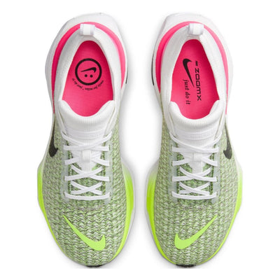 Nike Men's ZoomX Invincible Run Fk 3 - BlackToe Running#colour_white-black-volt-hyper-pink