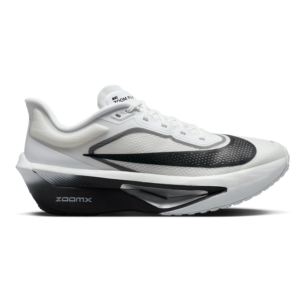 Nike Men's Zoom Fly 6 - BlackToe Running#colour_white-black-smoke-grey
