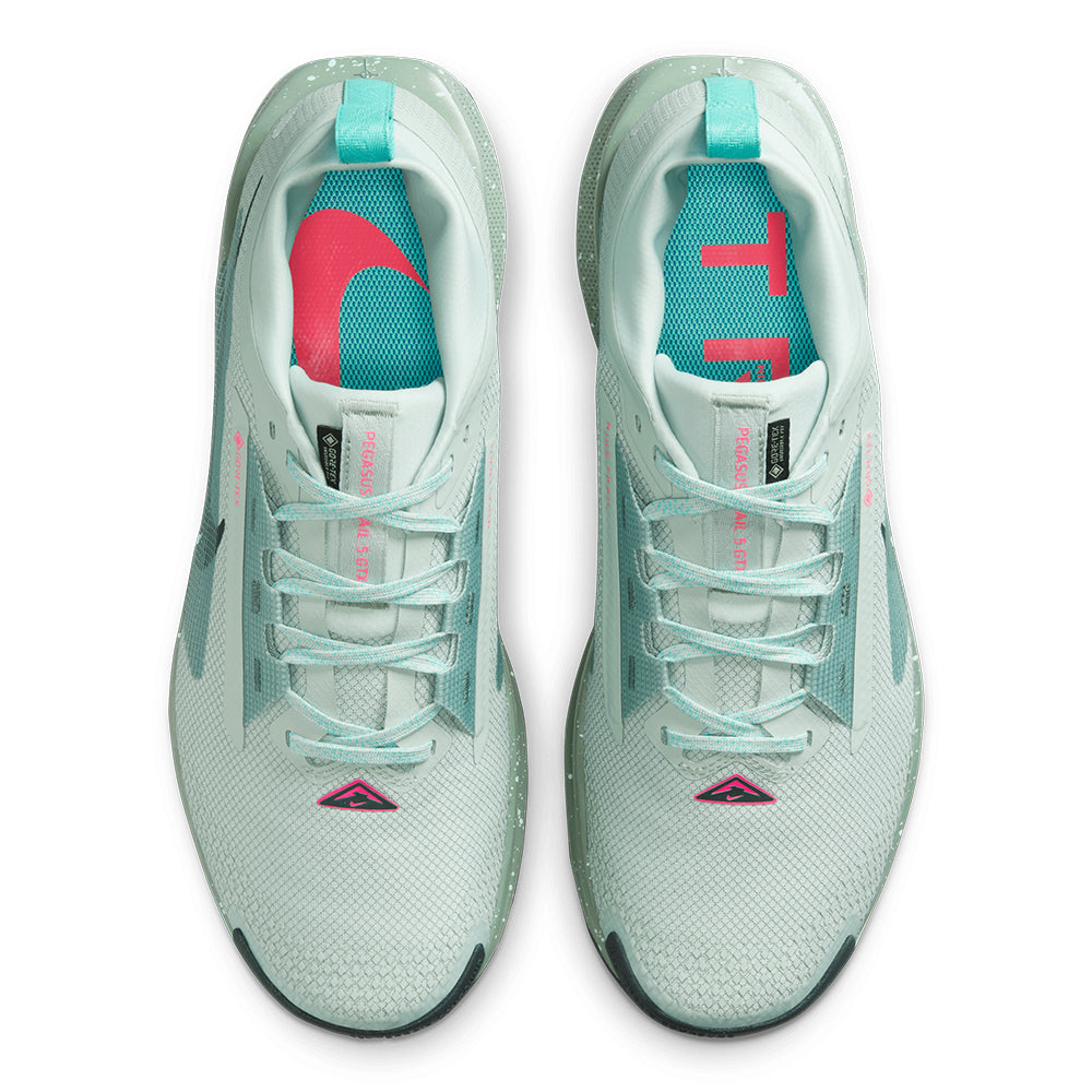 Nike Men's Pegasus Trail 5 GORE-TEX - BlackToe Running#colour_light-silver-seaweed-clay-green