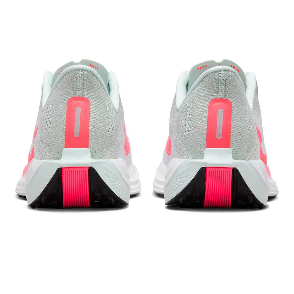 Nike Women's Pegasus Plus - BlackToe Running#colour_barely-grey-hot-punch-white