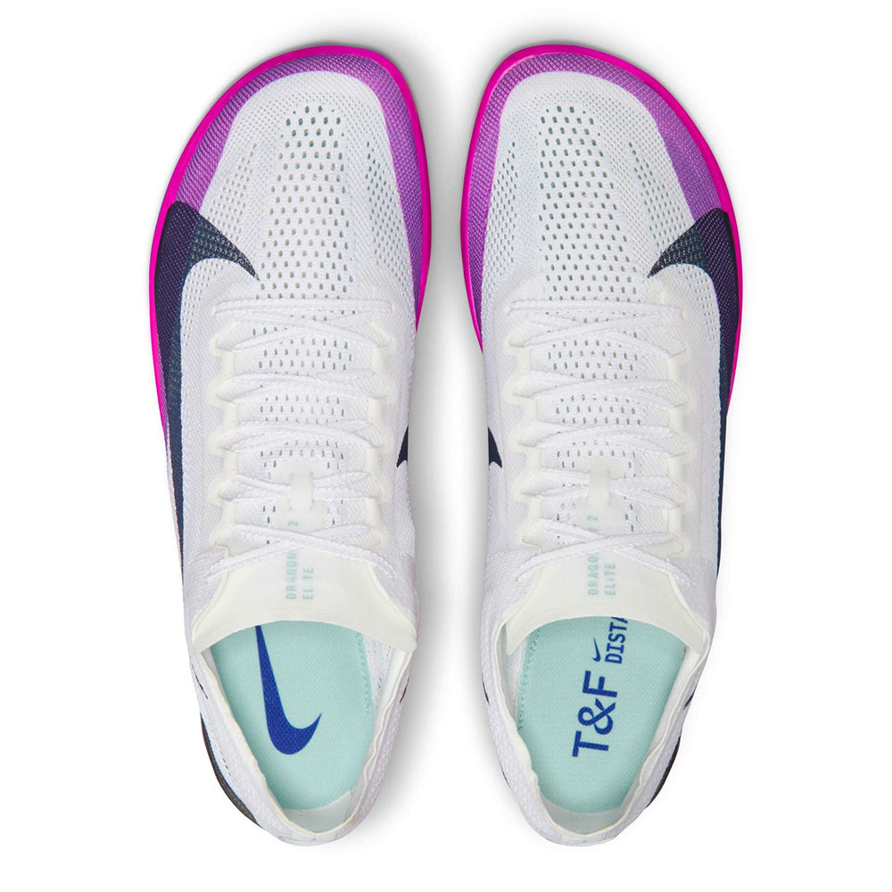 Nike Dragonfly 2 Elite Spikes - BlackToe Running#colour_white-obsidian-hyper-violet