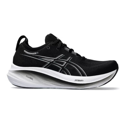 Asics Women's Gel-Nimbus 26 Women's Shoes - BlackToe Running#colour_black-graphite-grey