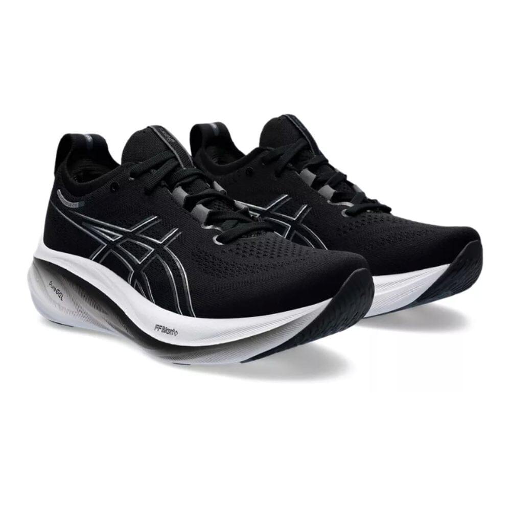 Asics Women's Gel-Nimbus 26 Women's Shoes - BlackToe Running#colour_black-graphite-grey