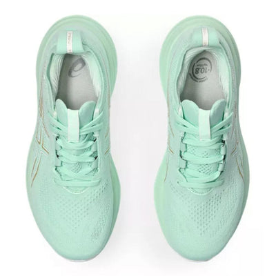 Asics Women's Gel-Nimbus 26 Women's Shoes - BlackToe Running#colour_mint-tint-pale-mint