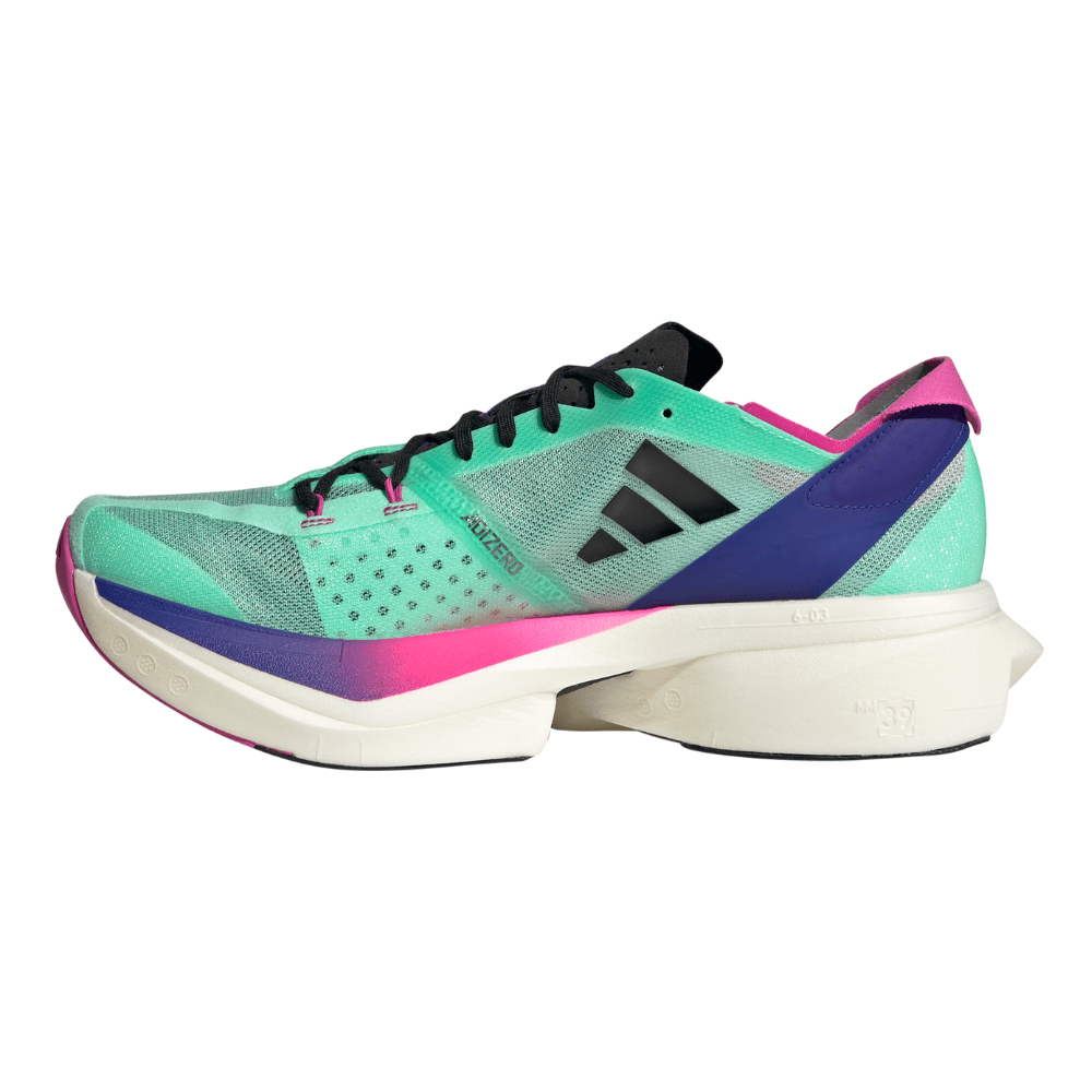 Adidas Adizero Adios Pro 3 - BlackToe Running#colour_pulse-mint-core-black-lucid-blue