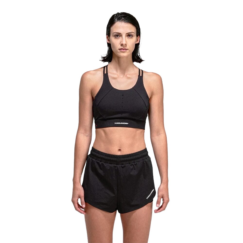 H.Koumori Women's Training Crop Top - BlackToe Running