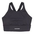 H.Koumori Women's Training High Support Bra - BlackToe Running#colour_obsidiana-black