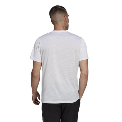 Adidas Men's Own the Run Tee - BlackToe Running#colour_white-reflective-silver