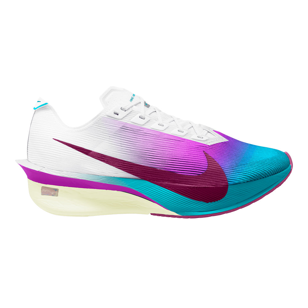 Nike Women's Vaporfly 4 - BlackToe Running#colour_white-true-berry-energy-vivid-purple