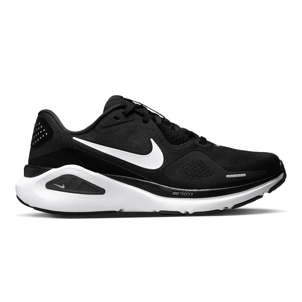 Nike Women's Structure 26 - BlackToe Running#colour_black-white