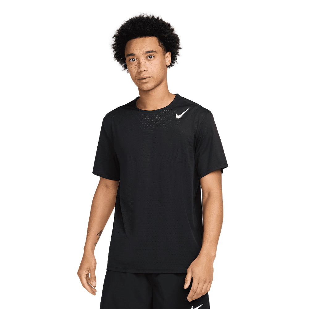 Nike Men's AeroSwift Dri-FIT ADV Short-Sleeve Running Top - BlackToe Running#colour_black