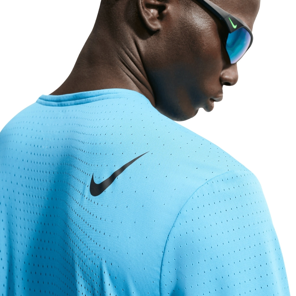 Nike Men's AeroSwift Dri-FIT ADV Short-Sleeve Running Top - BlackToe Running
