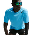 Nike Men's AeroSwift Dri-FIT ADV Short-Sleeve Running Top - BlackToe Running#colour_light-current-blue-black