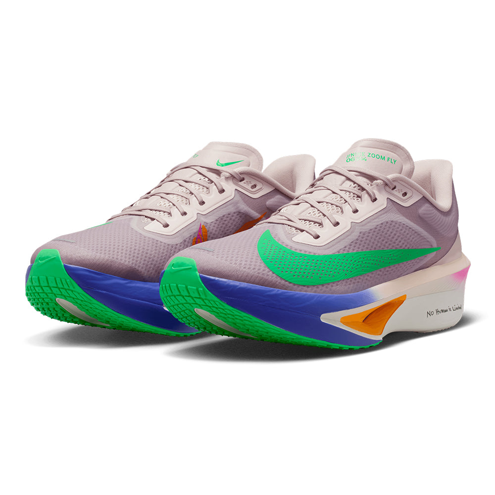 Nike Men's Zoom Fly 6 "Eliud Kipchoge" - BlackToe Running#colour_silt-red-green-shock-persian-violet
