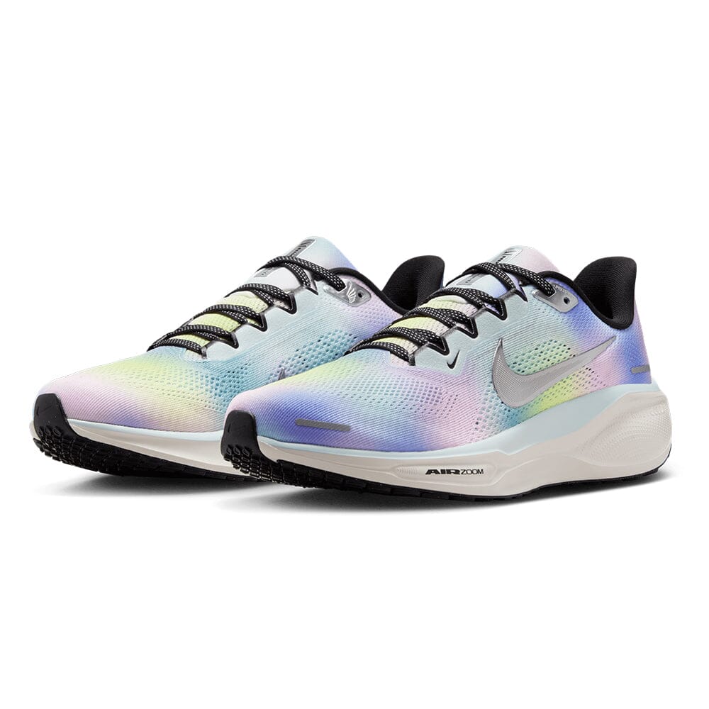 Nike Women's Pegasus 41 - BlackToe Running#colour_glacier-blue-metallic-silver