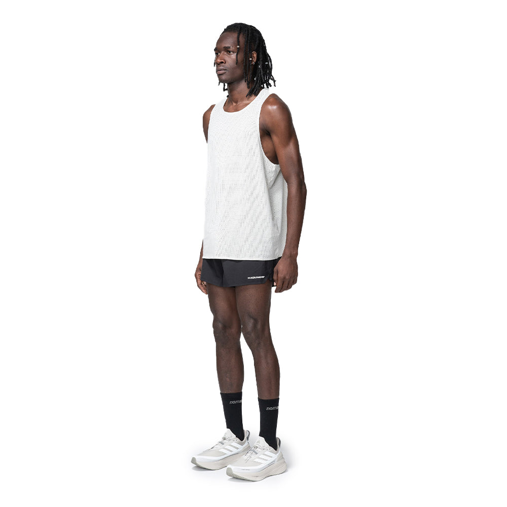 H.Koumori Men's Training Singlet - BlackToe Running#colour_glacier-grey