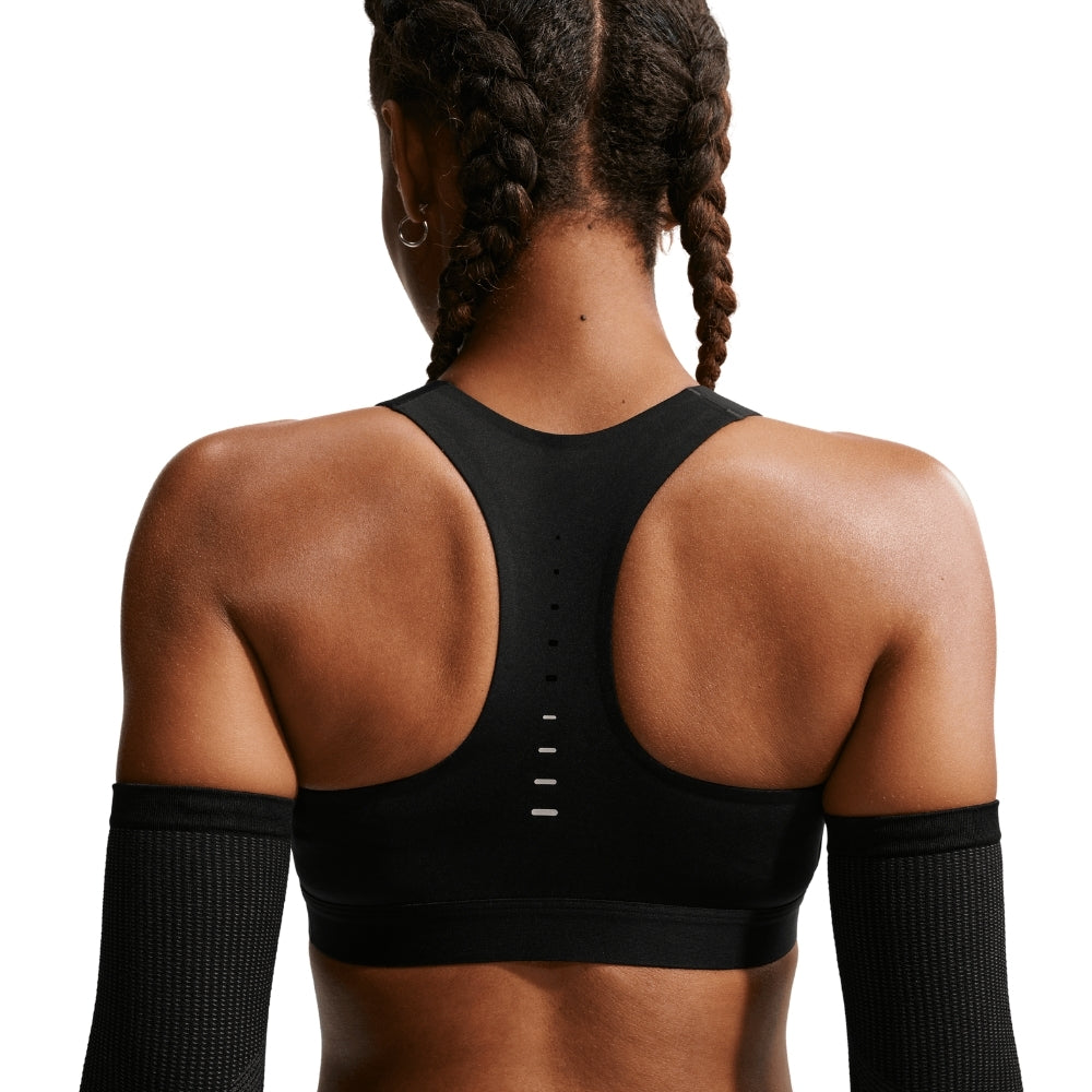Nike Women's Swift High-Support Lightly Lined Sports Bra - BlackToe Running