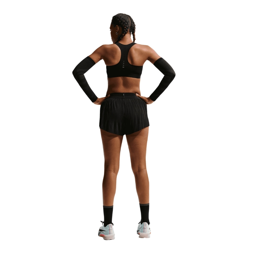 Nike Women's Swift High-Support Lightly Lined Sports Bra - BlackToe Running#colour_black
