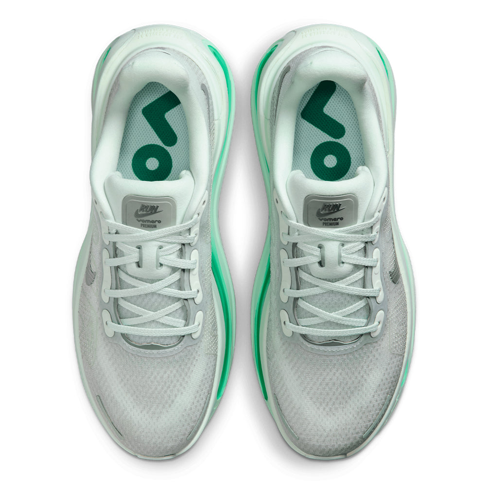 Nike Women's Vomero Premium - BlackToe Running#colour_barely-green-metallic-silver