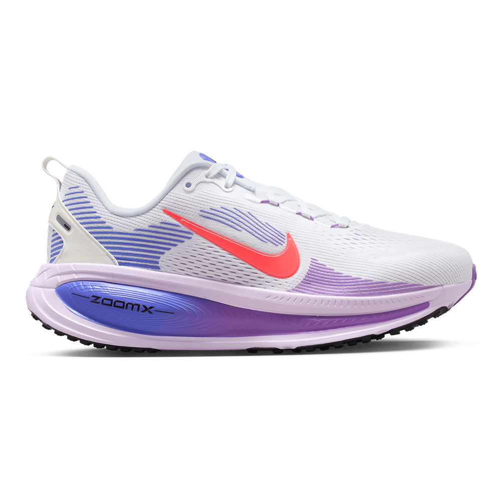 Nike Women's Vomero 18 - BlackToe Running#colour_white-hot-lava-violet-mist